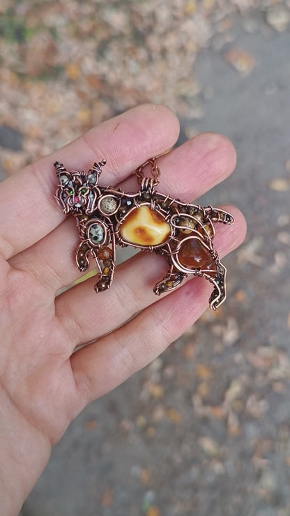 Lynx charm. Gorgeous and absolutely unique!