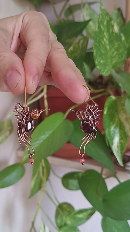 Hummingbird earrings