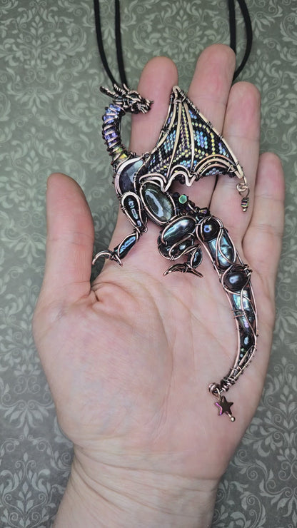 Midnight whisper. Dragon necklace