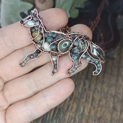 Wolf pendant.