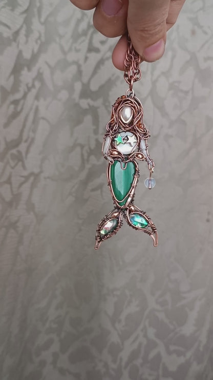 Mermaid necklace 💚