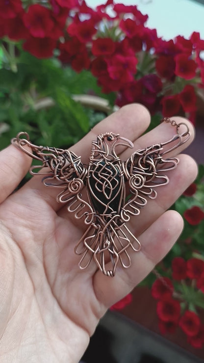 Viking bird pendant