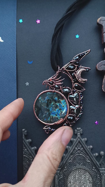 Wizard of the blue moon. Dragon necklace