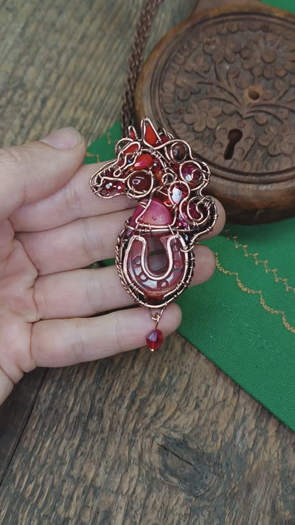 Lucky horse necklace