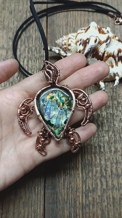 Sea turtle necklace