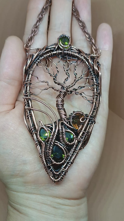 Glorious tree of life necklace