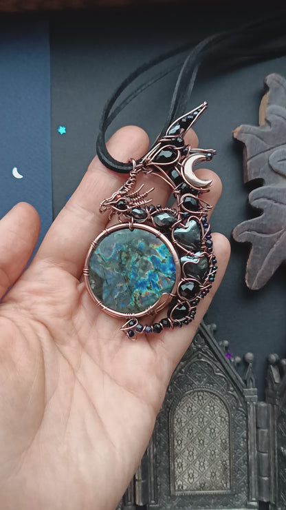Wizard of the blue moon. Dragon necklace