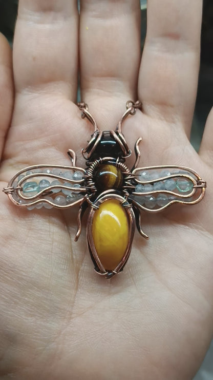 Honey bee pendant