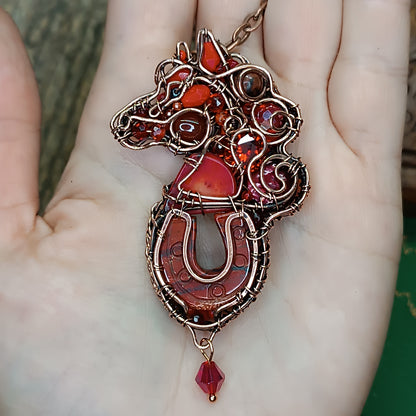Lucky horse necklace