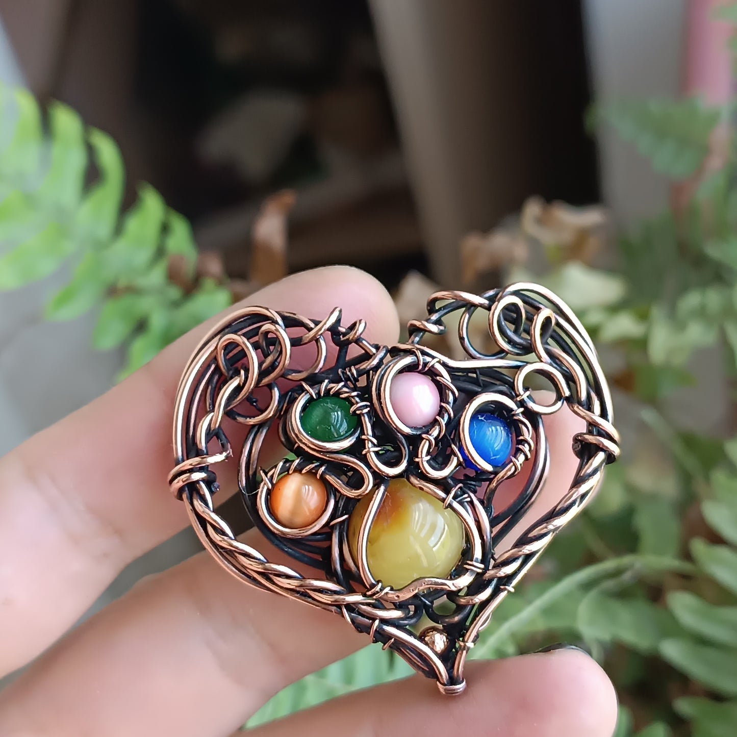 For Debbie. Paw heart pin.