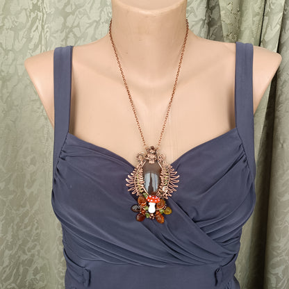 Forest leaves necklace