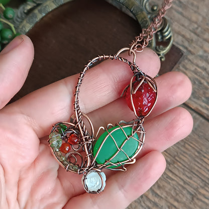 Strawberry necklace