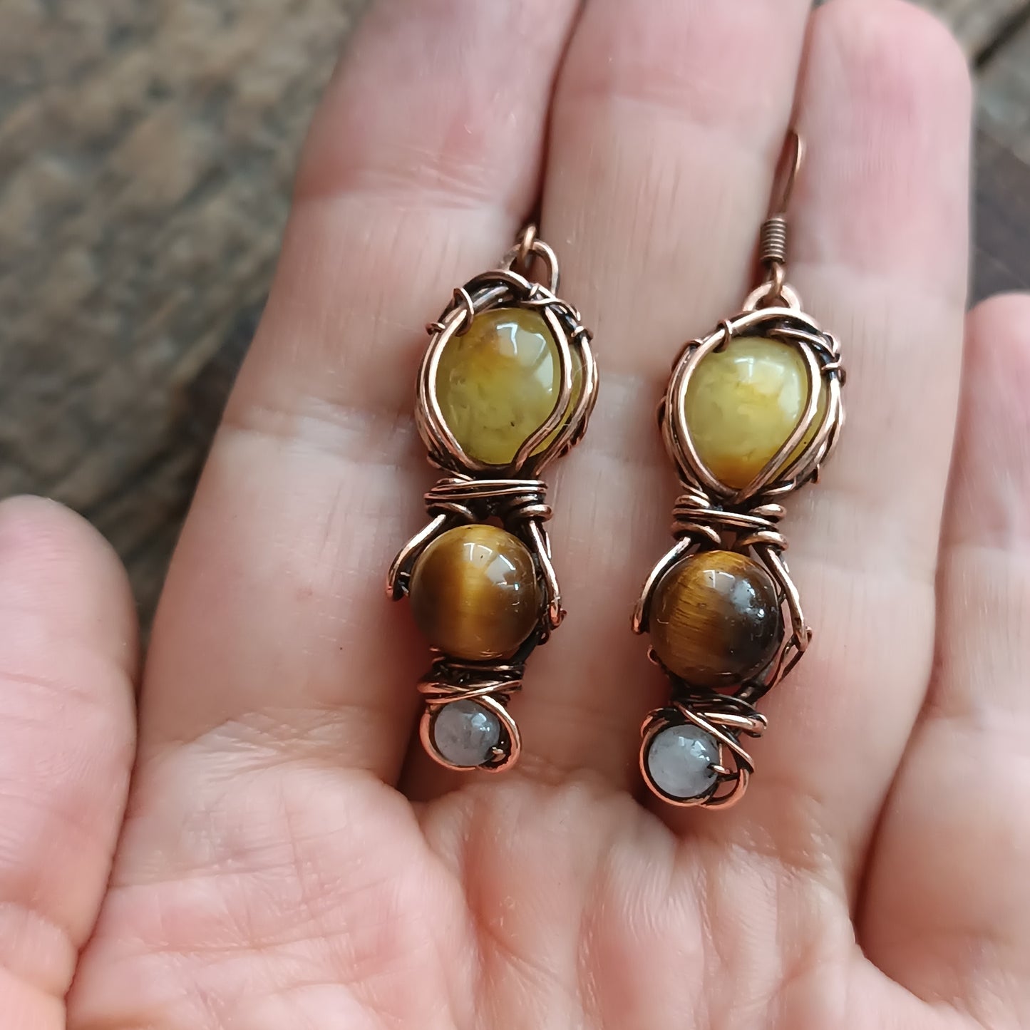 For Nancy. Frenchie earrings