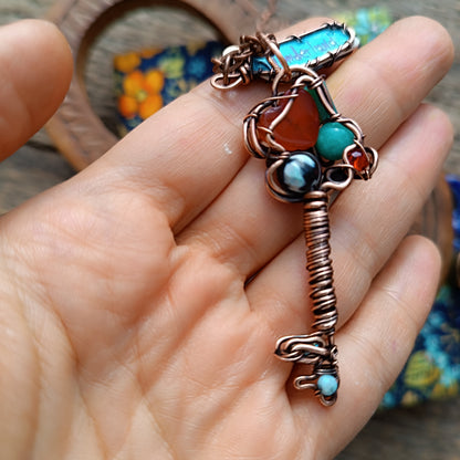 Key to Wonderland pendant