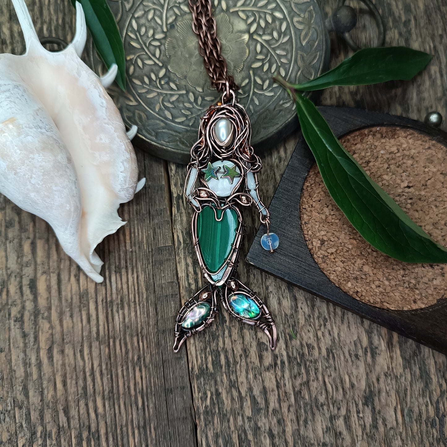 Mermaid necklace 💚