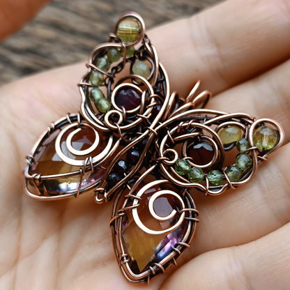 Joyful summer butterfly necklace