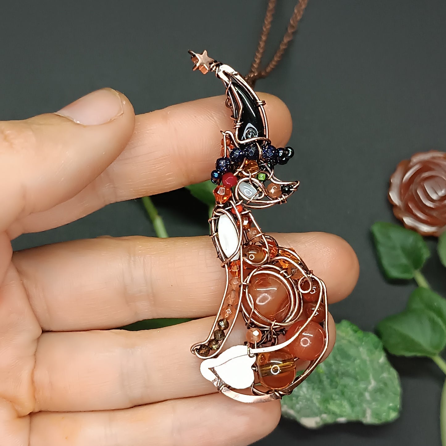 Foxy wizard charm