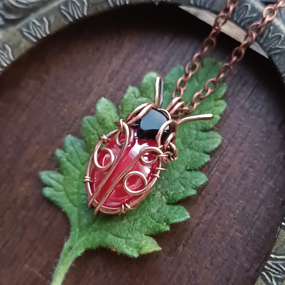 Madame Ladybug pendant.