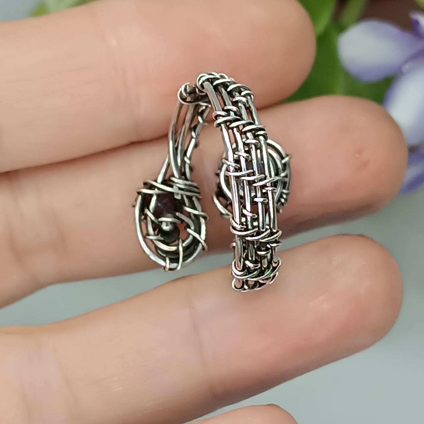 For Rich. Silver adjustable ring.