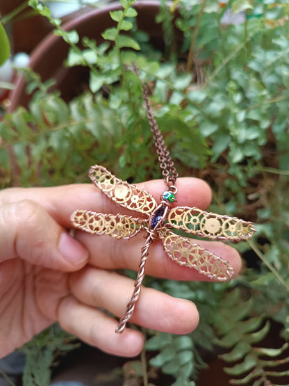 Summer guest. Dragonfly charm