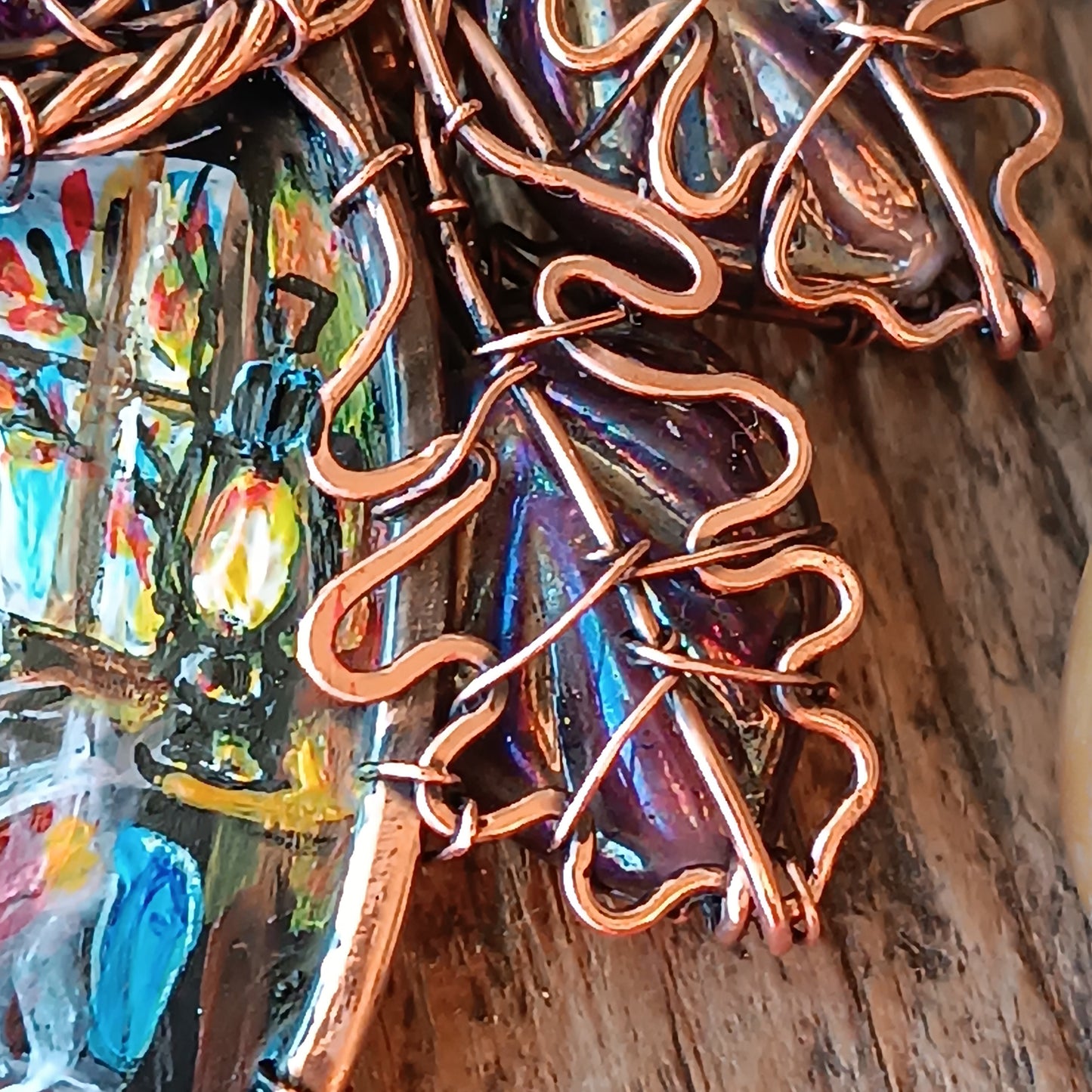 Squirrel's house necklace