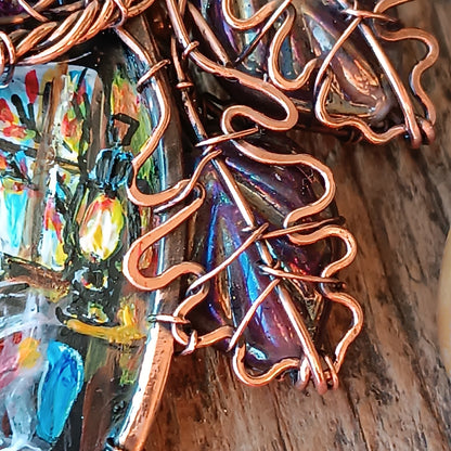 Squirrel's house necklace