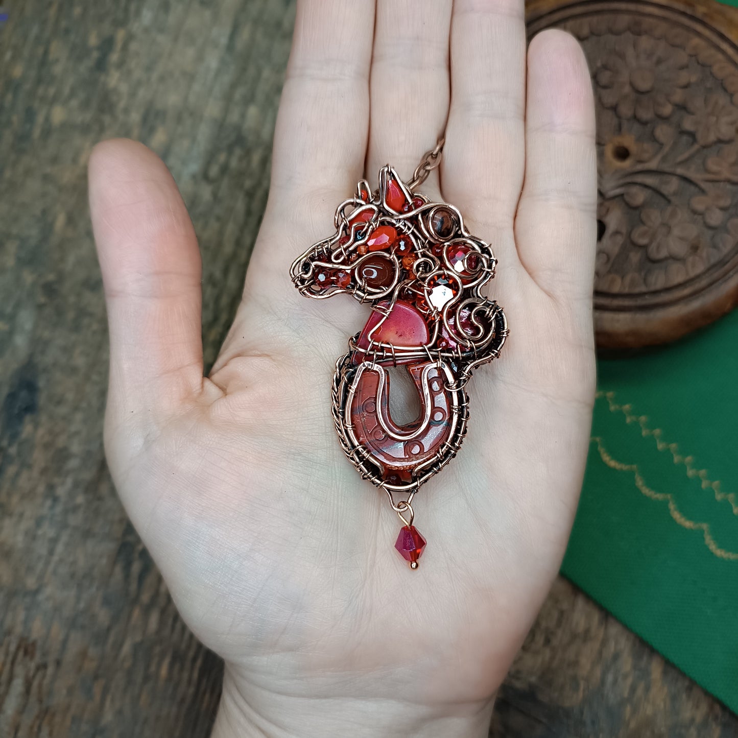 Lucky horse necklace