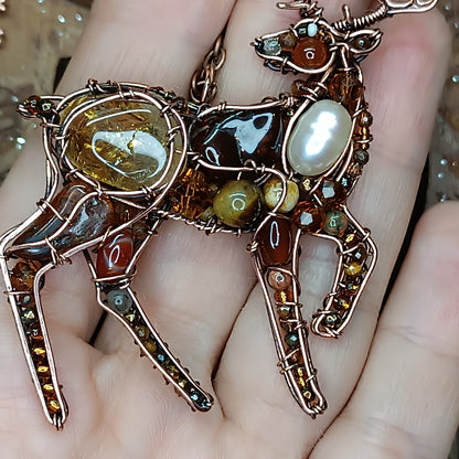 Stag pendant