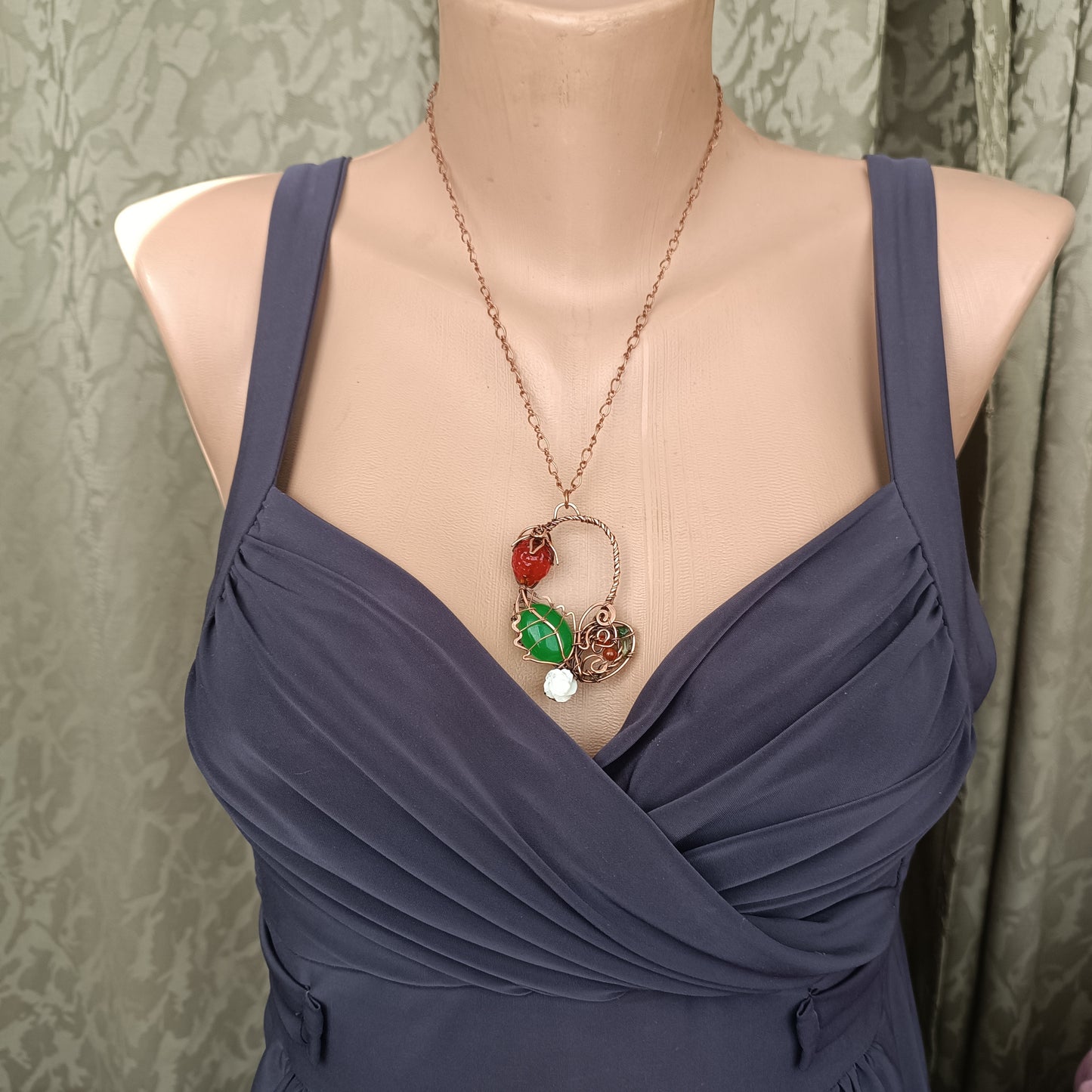 Strawberry necklace