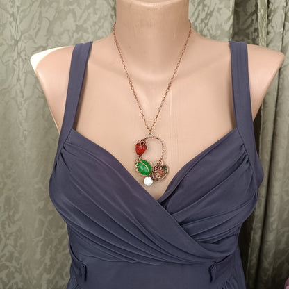 Strawberry necklace