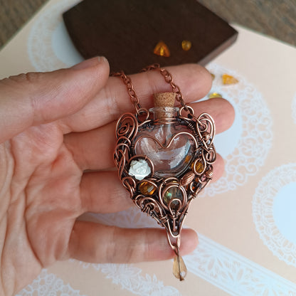 For Robert. Citrine vial.