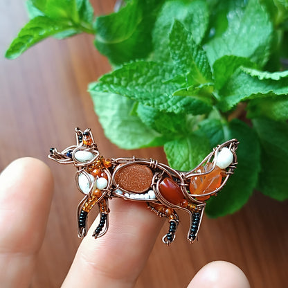 Brooch fox