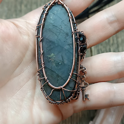 Mysterious window Secret keeper necklace