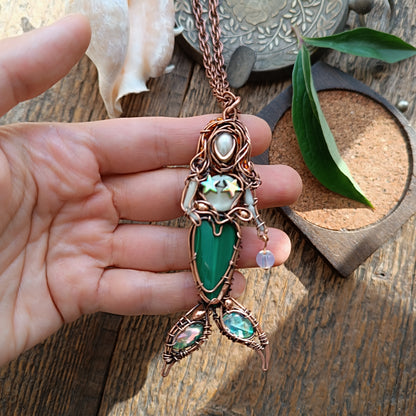 Mermaid necklace 💚