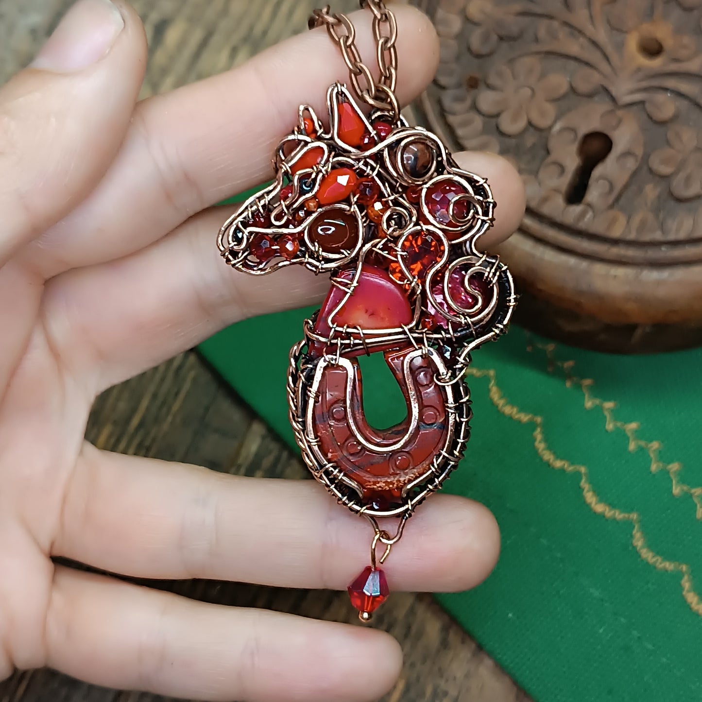 Lucky horse necklace