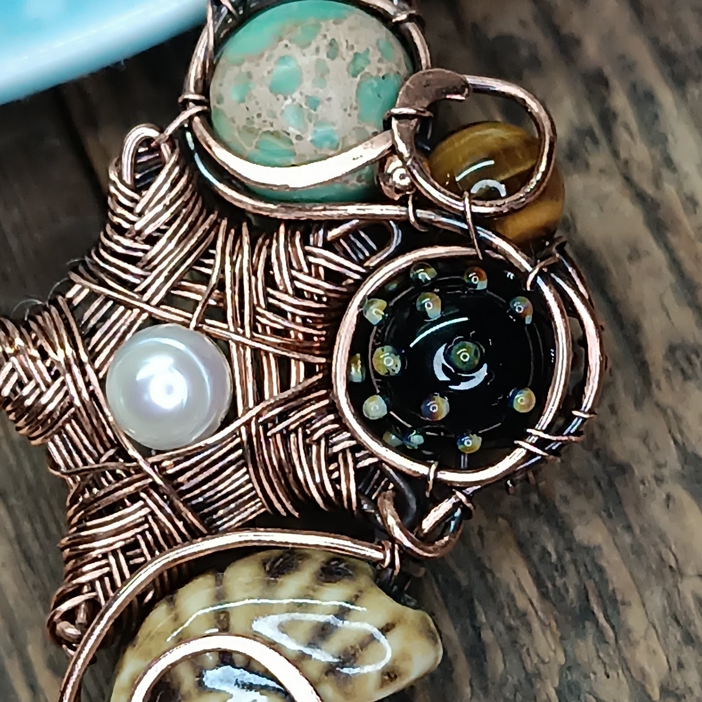 Beach treasure necklace
