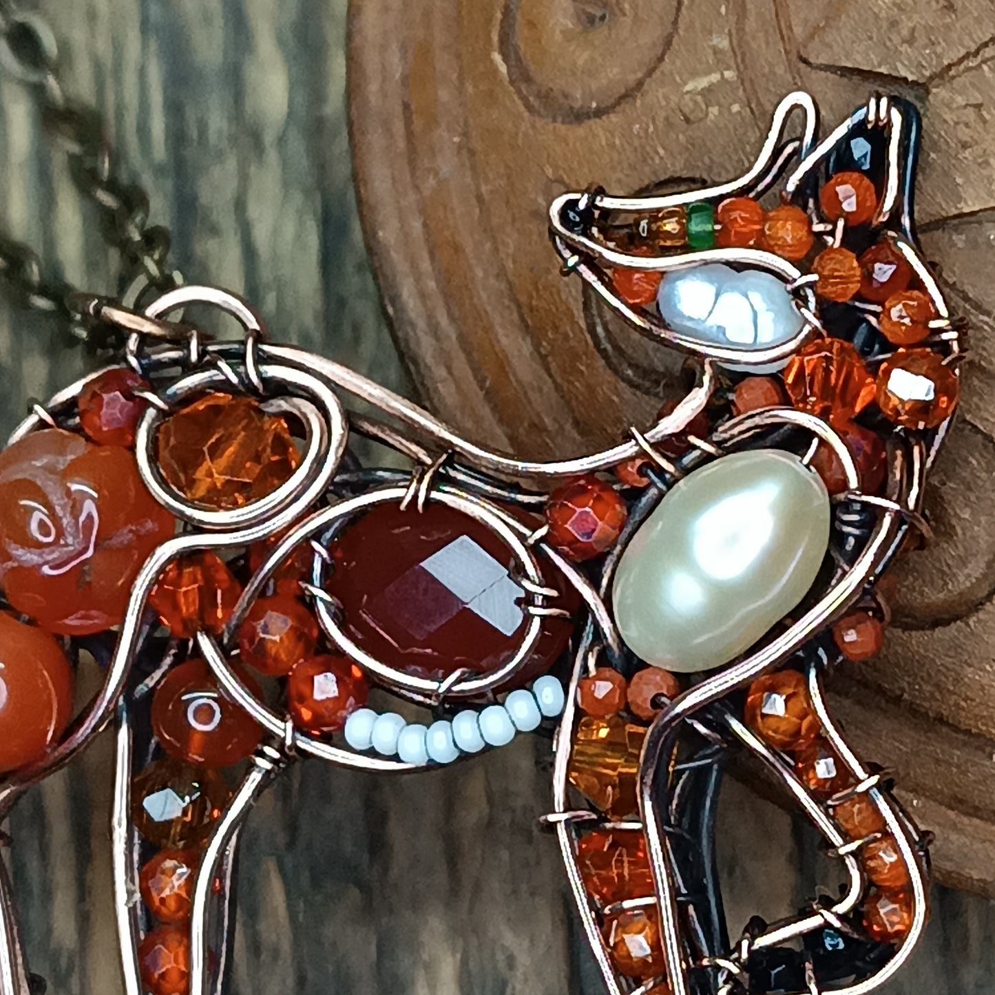 Foxy necklace.