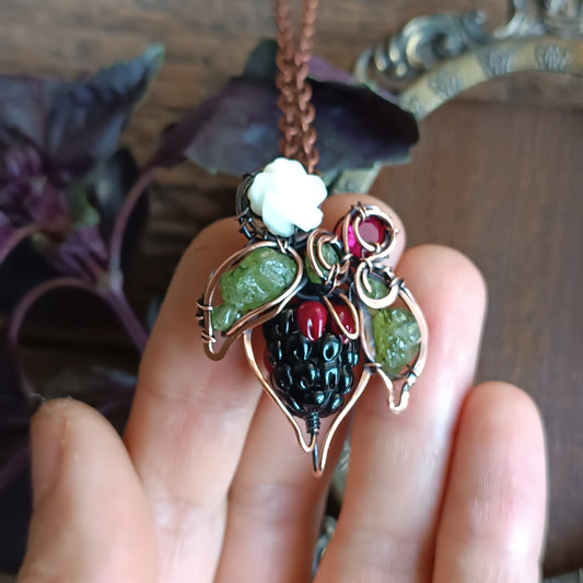 Blackberry necklace