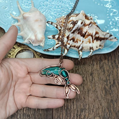 Blue whale pendant 🐋