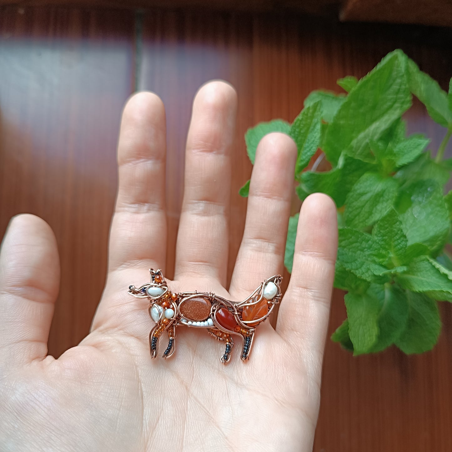 Brooch fox