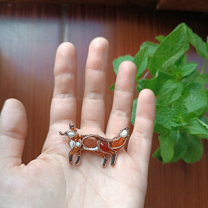 Brooch fox