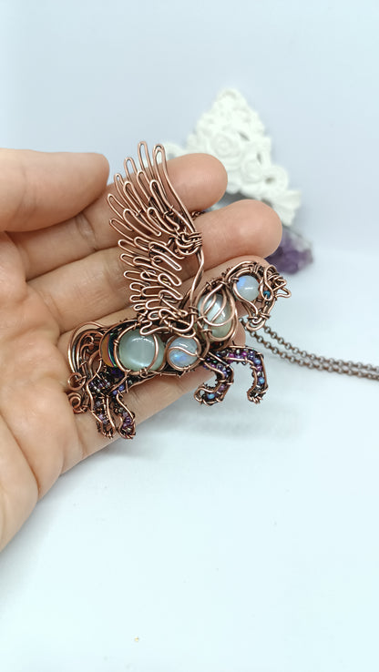 For Diane. Fantasy Pegasus pendant