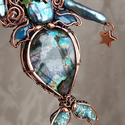 Blue Ocean Empress necklace