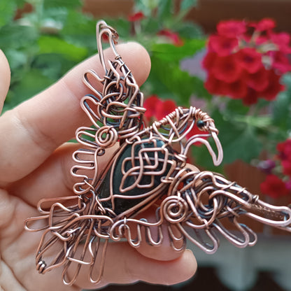 Viking bird pendant