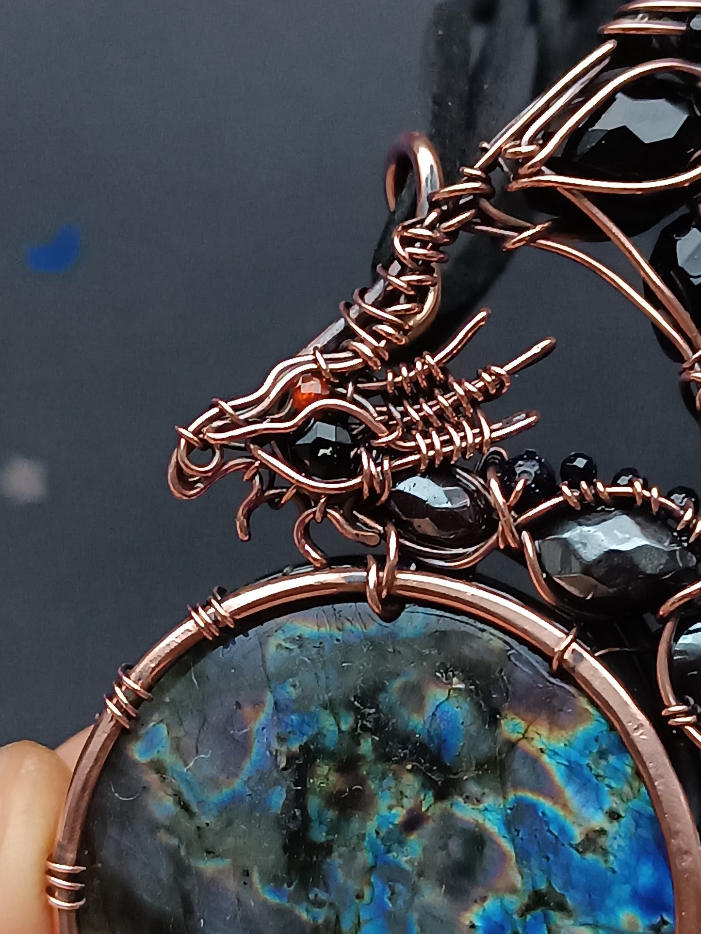 Wizard of the blue moon. Dragon necklace
