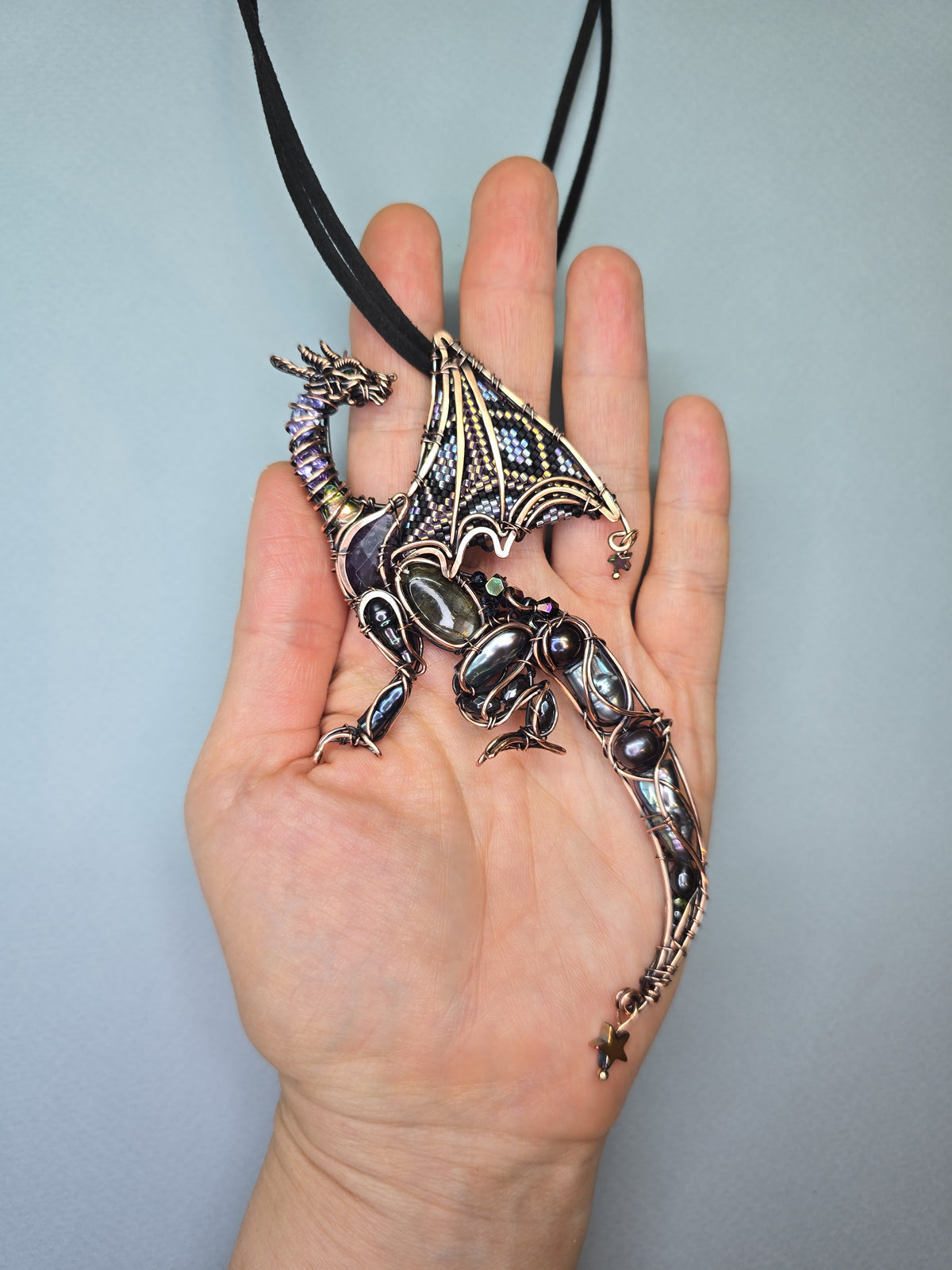 Midnight whisper. Dragon necklace