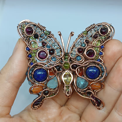 For Melissa. Butterfly necklace