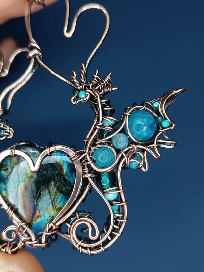 "Love you!" Dragons necklace.