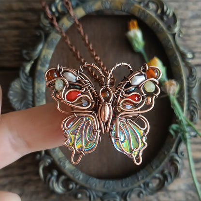 Candy lady butterfly necklace