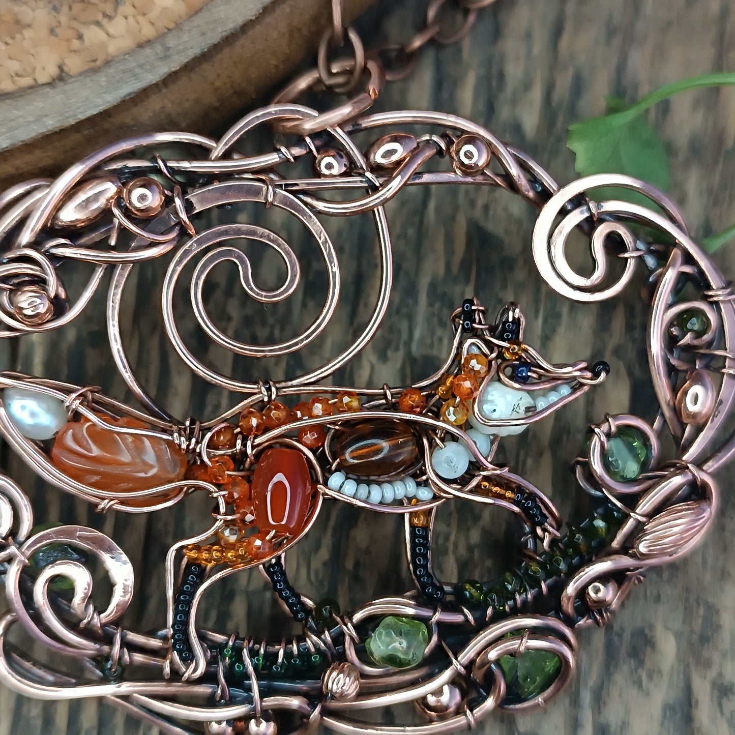 Forest fairytale necklace